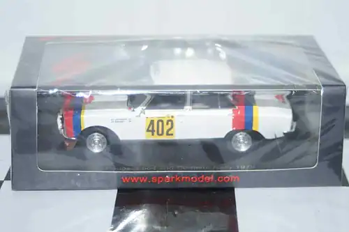 Spark peugeot 504 2nd codasur rally #402 1979 jc.lefebvre 1:43 ref s7841