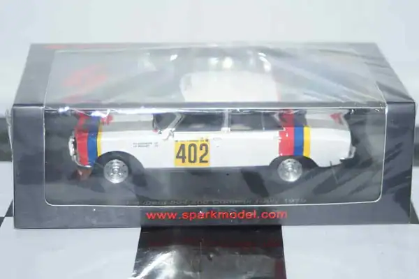 Spark peugeot 504 2nd codasur rally #402 1979 jc.lefebvre 1:43 ref s7841