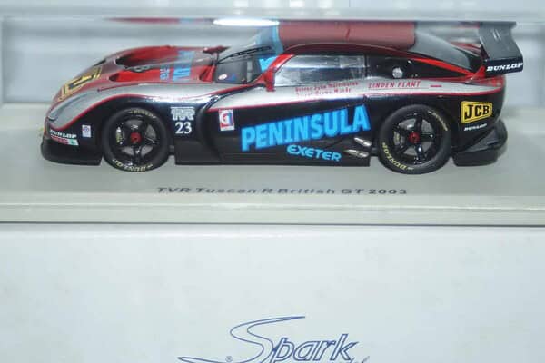 Spark tvr tuscan r peninsula #23 british gt 2003 1:43 resin sctr05