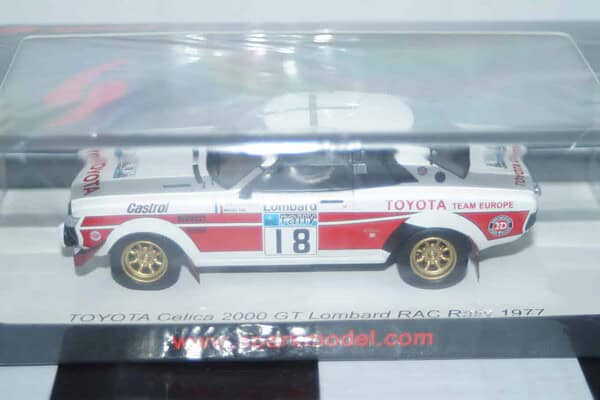 Spark toyota celica 2000 gt lombard rac rally 1977 #18 1:43 ref s7724