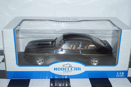 Model car group ford capri mk2 x pack black mcg18348