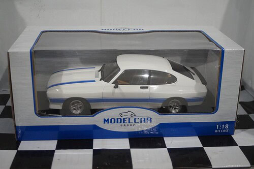 Model car group ford capri mk2 x pack white mcg18347