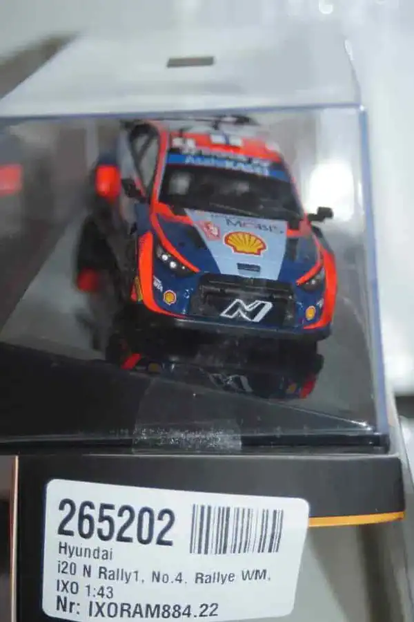 Ixo hyundai i20 n rally1 #4 rally monte carlo 2023 e.lappi ram884.22