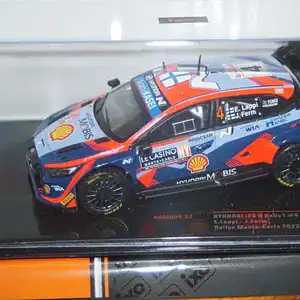 Ixo hyundai i20 n rally1 #4 rally monte carlo 2023 e.lappi ram884.22
