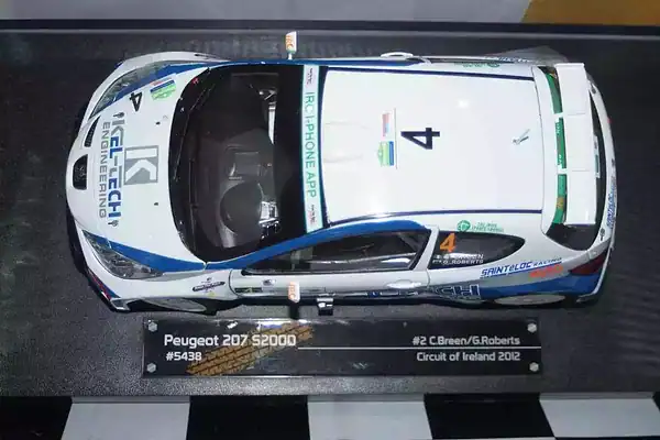 Sunstar peugeot 207 s2000 circuit of ireland 2012 c.breen #4 ltd 1999 1:18 ref 5438
