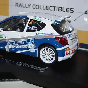 Sunstar peugeot 207 s2000 circuit of ireland 2012 c.breen #4 ltd 1999 1:18 ref 5438