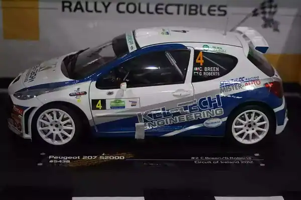 Sunstar peugeot 207 s2000 circuit of ireland 2012 c.breen #4 ltd 1999 1:18 ref 5438