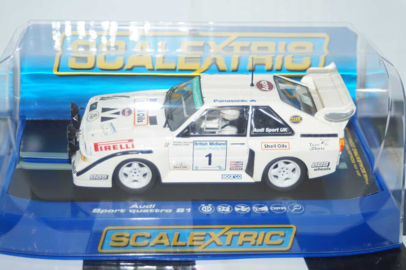 Scalextric Audi Sport Quattro S1 Ulster Rally 1 32 C3487