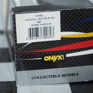 Onyx vauxhall vectra btcc 1997 warwick 1:43 scale xt062