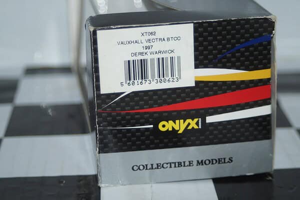 Onyx vauxhall vectra btcc 1997 warwick 1:43 scale xt062