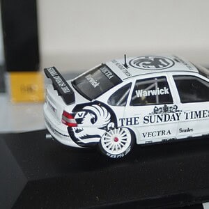 Onyx vauxhall vectra btcc 1997 warwick 1:43 scale xt062