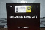 Autoart mclaren 650s gt3 bathurst 12hr winner 2016 #59 1:18 scale 81643