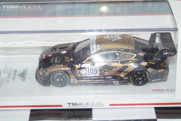 True scale models bentley gt3 2015 #83 24hr spa 1:43 resin tsm164315