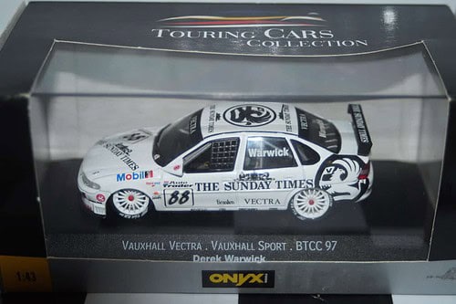 Onyx vauxhall vectra btcc 1997 warwick 1:43 scale xt062