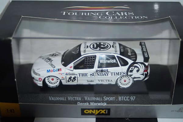 Onyx vauxhall vectra btcc 1997 warwick 1:43 scale xt062