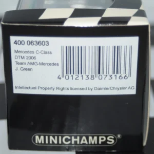 Minichamps mercedes c class 2006 dtm green 400 063603