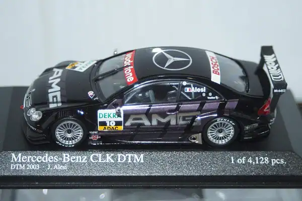Minichamps mercedes clk coupe 2003 dtm team amg j.alesi 400 033310