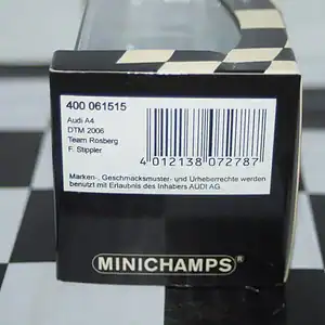 Minichamps audi a4 dtm 2006 team rosberg f.stippler 1:43 400 061515