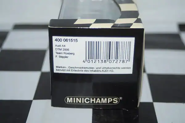 Minichamps audi a4 dtm 2006 team rosberg f.stippler 1:43 400 061515
