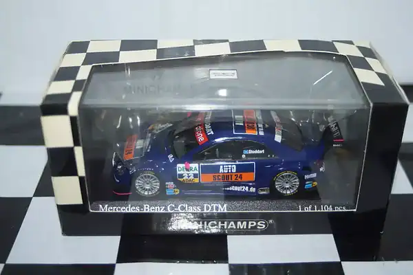 Minichamps mercedes c class dtm 2006 team mucke s.stoddart 1:43 400 063422