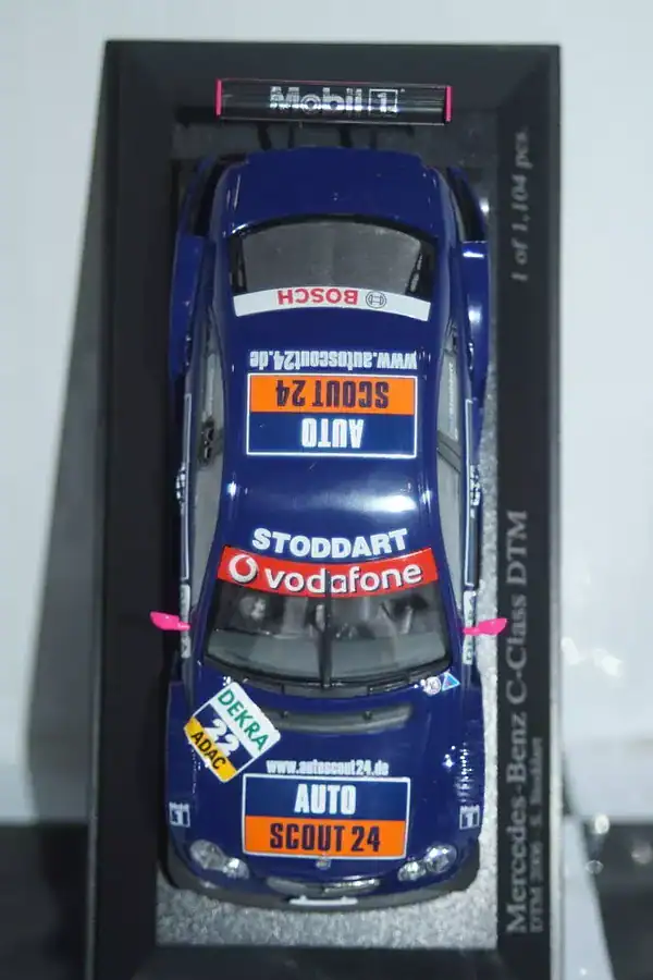 Minichamps mercedes c class dtm 2006 team mucke s.stoddart 1:43 400 063422