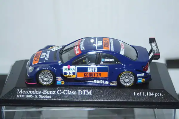 Minichamps mercedes c class dtm 2006 team mucke s.stoddart 1:43 400 063422