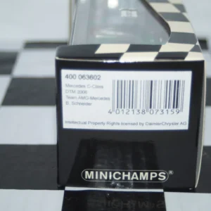 Minichamps mercedes c class amg 2006 dtm b.schneider 400 063602