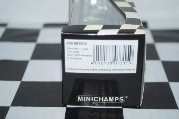 Minichamps mercedes c class amg 2006 dtm b.schneider 400 063602