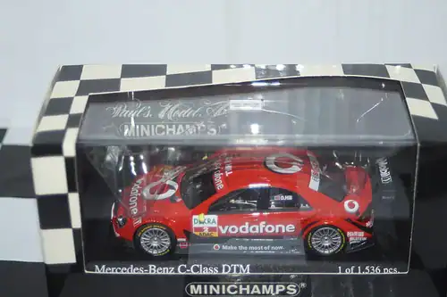 Minichamps mercedes c class brands hatch test'06'  d.hill 400 063592