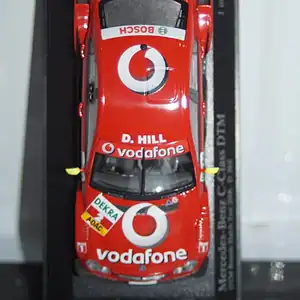 Minichamps mercedes c class brands hatch test'06' d.hill 400 063592