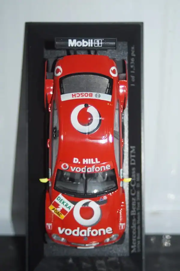 Minichamps mercedes c class brands hatch test'06' d.hill 400 063592