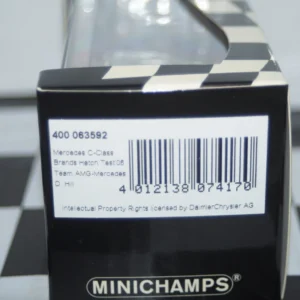Minichamps mercedes c class brands hatch test'06' d.hill 400 063592