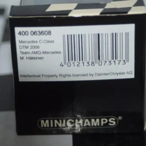 Minichamps mercedes c class 2006 dtm hakkinen 400 063608