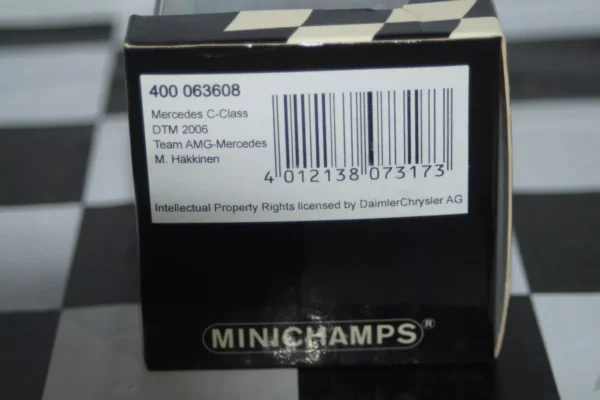 Minichamps mercedes c class 2006 dtm hakkinen 400 063608