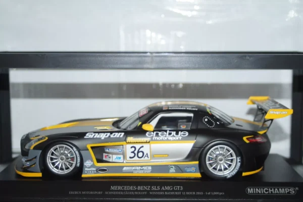 Minichamps mercedes benz sls amg gt3 #36a 2013 1:18 scale 155133136
