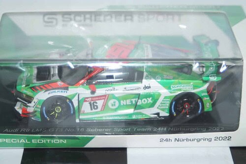Spark audi r8 lms gt3 24hr spa 2022 #46 1:43 ref sb511