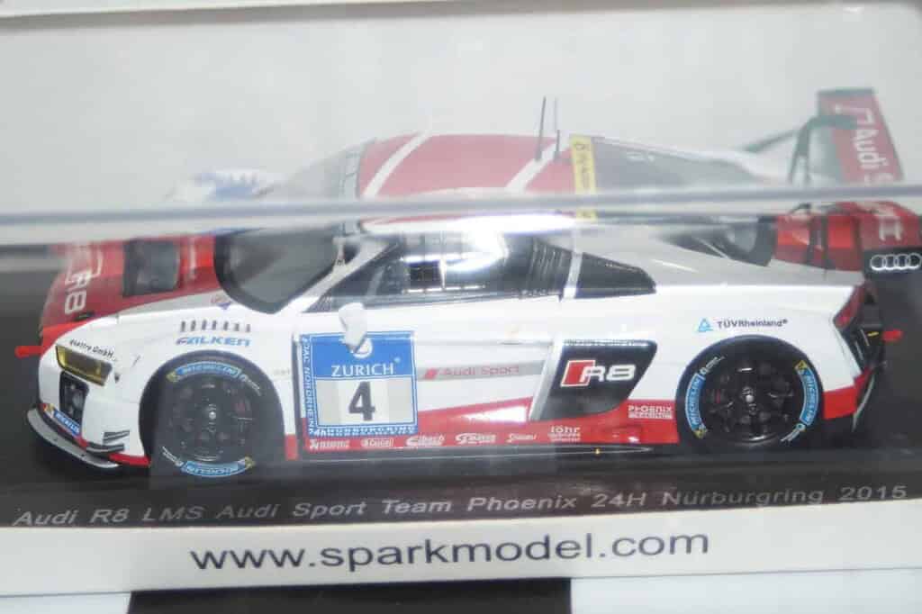 レーシングカー spark 1/43 SB112 Audi R8 LMS #1 Spa24h 2015