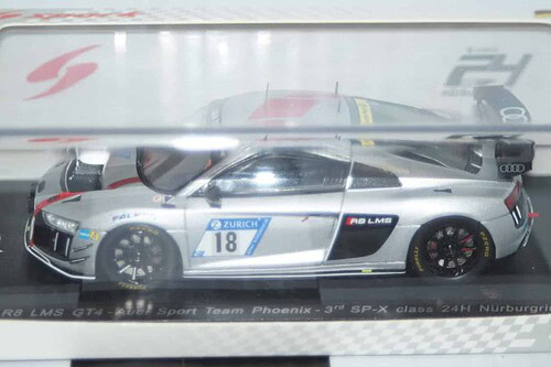 Spark audi r8 lms 7th 24hr nurburgring 2018 #3 1:43 ref sg406