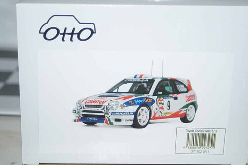Otto toyota corolla wrc #9 catalunya 1998 auriol white 1:18 ot1102