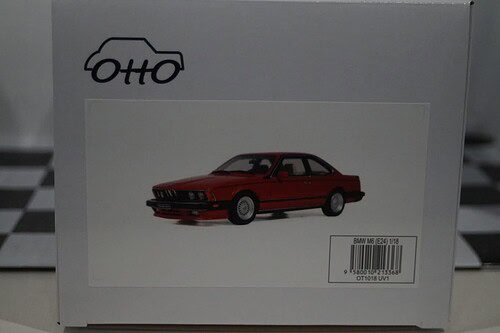 Otto bmw e24 m6 red 1986 1:18 ot1018