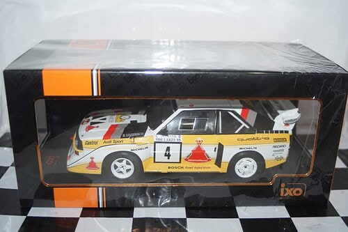 Ixo audi sport quattro s1 #4 1000 lakes 1985 rmc161a.22 1:18