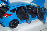 Autoart ford focus rs 2016 blue opening features 1:18 scale 72953