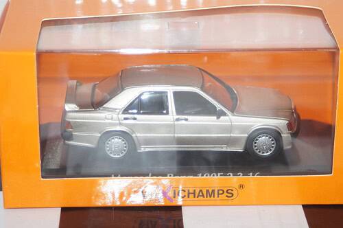 Maxichamps mercedes benz 190e 1984 gold 1:43 940 035600