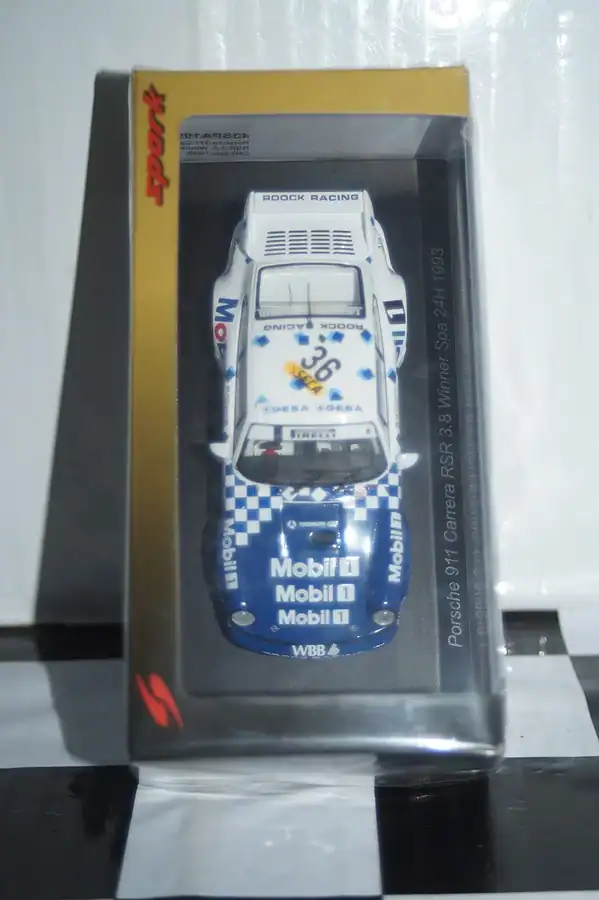 Spark porsche 911 carrera rsr winner #36 spa 24hr 1993 1:43 43spa1993