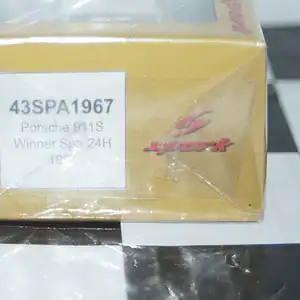 Spark porsche 911s winner #23 spa 24hr 1967 1:43 43spa1967