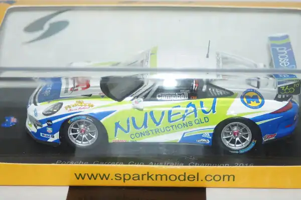 Spark porsche 911 gt3 carrera cup australia champion 2016 #7 1:43 as022