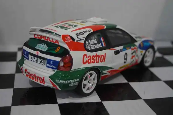 Otto toyota corolla wrc #9 catalunya 1998 auriol 1:18 ot1102