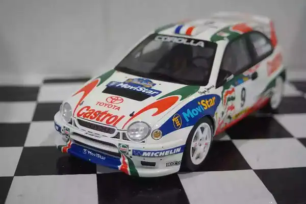 Otto toyota corolla wrc #9 catalunya 1998 auriol 1:18 ot1102