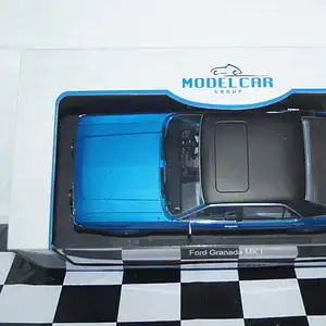 Model car group ford granada mk1 blue / black 1975 rhd uk exclusive mcg18468