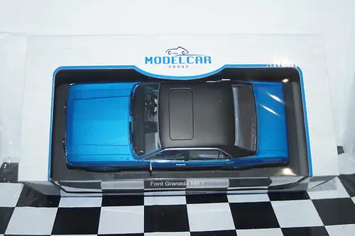 Model car group ford granada mk1 blue / black 1975 rhd uk exclusive mcg18468